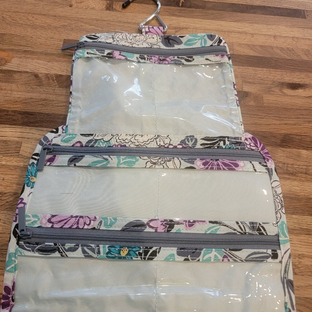 Vera Bradley Iconic Hanging Travel Organizer in the Penelope's Garden Pattern - Picture 8 of 11